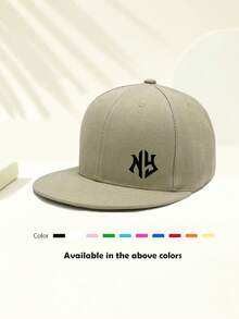 Mũ lưỡi trai unisex in họa tiết NY, kiểu dáng thường ngày, có khóa điều chỉnh, vành bằng, phong cách hip hop, thích hợp cho du lịch, nghỉ mát, thể thao, bãi biển, trường học, du thuyền, phong cách Y2K, món quà Giáng sinh tuyệt vời nhất. - Kim 400 nhiều màu - Xem 7