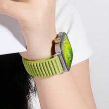 Compatible With Huawei Watch Fit4/4pro/Fit3 Original Mountain Pattern Woven Adjustable Strap Nylon Woven Stretch Woven Wristband Breathable For Men And Women