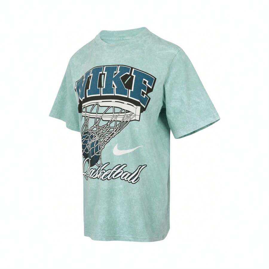 Nike Áo thun nữ AS W NK SS TEE OC BB FA25 VTG tay ngắn, áo cổ tròn dệt kim - màu xanh lá - Xem 1