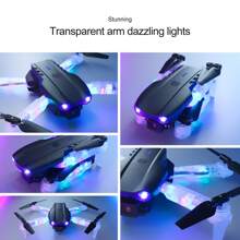 E99 Single Camera Drone – Sleek Black Design, Single Battery