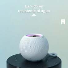 MOREKA Altavoz Bluetooth inalámbrico portátil, exquisito y compacto - Negro - Ver 7