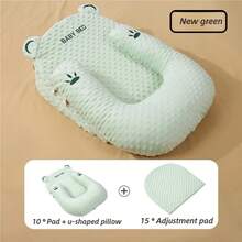 3 sztuki/zestaw noworodków w wieku 0-3 lat, poduszka anty-plucie mleka, oddychająca mata do spania dla niemowląt, zapobiegająca zakrztuszeniu się mlekiem (przed zakupem sprawdź odpowiedni rozmiar produktu) - Wielokolorowe - Zobacz 15