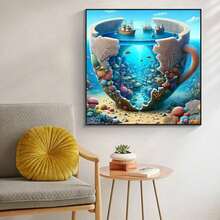 5D Diamond Painting Kits For Adults Beginners, Flowers Heart Diamond Art, DIY Full Round Drill Diamond Dot Gem Art, Butterfly Paintings By Diamond Home Wall Decor 1378x1378 Inch