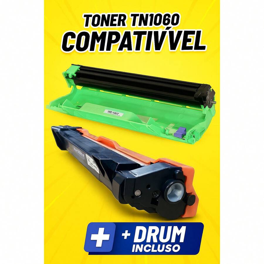 Toner Compatível TN1060 100% lacrado para impressora HL1212