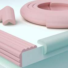 2m Protectores de esquinas de para bebés, Cojín de borde de mesa para bebés, Protector de borde de cuna, Tiras de amortiguación de espuma