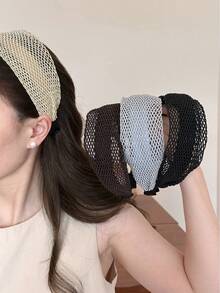 topshiny 女士空心宽头带，高冠压力头饰，休闲百搭发饰，发带，发箍，发饰，头饰 - 彩色 - 查看 8