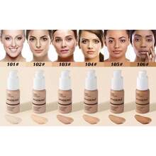 ABRUS ®   - Phoera Foundation Makeup, Full Coverage, Soft Matte Oil Control Concealer, Liquid Foundation, Long Lasting 24HR Waterproof And Blendable 30ml (102 Nude) - 106 Warm Sun & Miếng bọt biển trang điểm - Xem 5