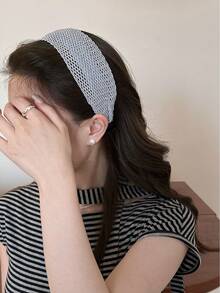 topshiny 女士空心宽头带，高冠压力头饰，休闲百搭发饰，发带，发箍，发饰，头饰 - 彩色 - 查看 6