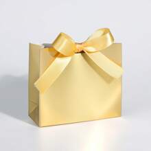 20pcs 11.5x4.5x10cm Mini Paper Bags With Customized Letters & Texts, White, Brown, Gold, Suitable For Packaging Small Gifts Like Chocolates, Candies, Soaps, Essential Oil Soaps, Handicrafts. Suitable For Various Festivals, Parties, Weddings, Anniversaries, Or Small Business Product Packaging. Stylish, Adorable, High-Quality Custom, Personalized, Unique Ideal Gifts For Her Boyfriend, Girlfriend, Dad, Mom, Family, Friends, Son, Daughter, School Students, Kids For Anniversaries, For Birthdays School, Office, Home