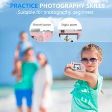 高清迷你相机视频录制，附赠数码相机礼品玩具，数码相机免费赠送2张贴纸 - 彩色 - 查看 10