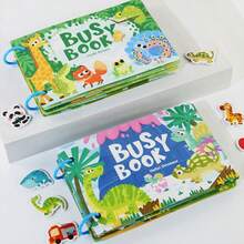 Busy Book For Toddlers, Early Learning Alphabet Animal Recognition Book, Montessori Quiet Pre-School Learning Toy, Sensory Book Toddler Learning Activity Book, Children's Educational Toy, Touch And Feel Book, Children's Activity, Busy Board, Alphabet, Toddler Activity Book, Touch And Feel - Early Childhood Puzzle Books - View 5