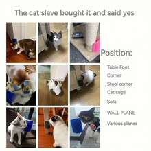 1 件（随机颜色）大型猫抓玩具，宠物角落美容刷，防脱毛按摩抓挠玩具