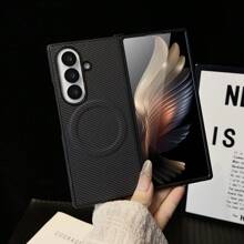 keshengtai 1 件碳纤维磁性手机壳适用于三星 Galaxy Z Fold 7 6 5 4 3 5G 防水防震防摔防刮