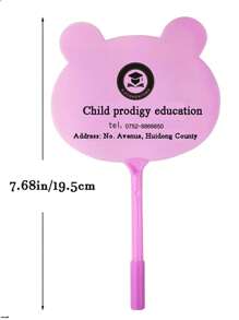 Customizable Creative Stationery Kitten Fan Pen, Customized Kitten Ballpoint Pen. Customized Cultural Propaganda Advertising Fan Pen, Suitable For Back To School Season School Supplies, School Prize Pens, Customized For Schools, Training Institutions, Unit Recruitment Advertising Fan Pens, Customized Names, Cap Color Random