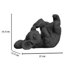 ORIZZONTE Decorative Rabbit Bottle Holder In A Fun Style – Wine Stand, Ironic Design For Kitchen, Table, Bar Or Original Gift For Wine Lovers, 27 * 11.9 * 16.3 Cm, 100% Made In Italy, Shipping From Italy