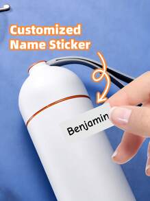 1~216 piezas Etiqueta personalizada con nombre, dibujos animados frescos y simples, lindos, impermeables, suministros escolares modernos, etiqueta, regreso a la escuela, suministros escolares, etiqueta de papel, etiqueta de categoría, etiqueta de número de categoría, multifuncional, amigos, hijo, hija, estudiantes escolares para el hogar, la escuela, multifuncional, para el Día de San Valentín, para el Día de la Madre, para el Día del Padre, para la graduación - Multicolor - Ver 4