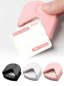 Flipchart Curved Photo Cutter,R4 Corner Punch Portable Paper Cutting Tool For Cards, Photo Cutting , DIY Craft Scrapbooking Tool, Corner Rounder, R4 Round Corner Cutter, Small Round Cutter, Chamfering Tool