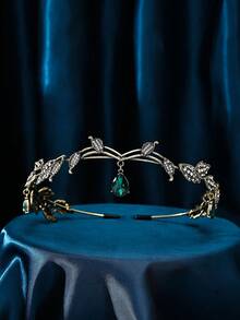 1 chiếc băng đô cài tóc thời trang thanh lịch dành cho nữ, làm từ hợp kim kẽm, kiểu dáng cổ điển, thích hợp cho cosplay, chụp ảnh, trang trí Giáng sinh, phụ kiện tóc cưới. - Nhiều màu - Xem 3