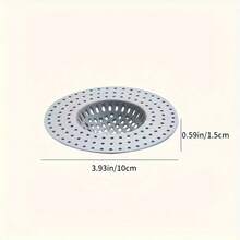 3/1pc Kitchen Sink Strainers | Hair & Food Catcher, Essential Drain Protection Baskets In Light Green & Blue, Durable Plastic Mesh For Home Use - Multicolor - View 5