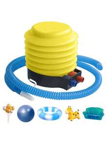 1PC/2pcs, Sports Pedal Inflator And Small And Convenient Hand-Push Inflator, Suitable For Swimming Ring Swimming Float, Outdoor Inflatable Bed, Balloon, Balloon Swimming Ring Foot Pump Inflator - Fast, Multi-Functional Inflatable Tool Party, Wedding, Lightweight And Compact Pedal Inflator, Very Suitable For Birthdays And Holiday Activities, Beach Essentials, Beach Accessories, Pool Float - Multicolor - View 9