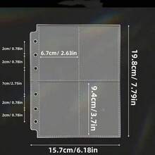 1pc A5 DIY Album Scrapbook Diary Notebook Card Holder, White Cover (Without Inner Pages), Back To School - White - View 10