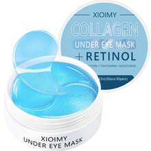 60 片装 XIOIMY 胶原蛋白和视黄醇眼膜，深层保湿、紧致和亮白，适合所有肤质，低过敏性