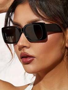 5 件方形小框眼镜，个性朋克眼镜，街拍时尚简约眼镜，单身派对、摇滚主题派对首选，情人节装饰，宾客婚礼首选，伴娘礼物，毕业典礼装饰。家居生活>节庆派对用品>派对配饰>派对眼镜