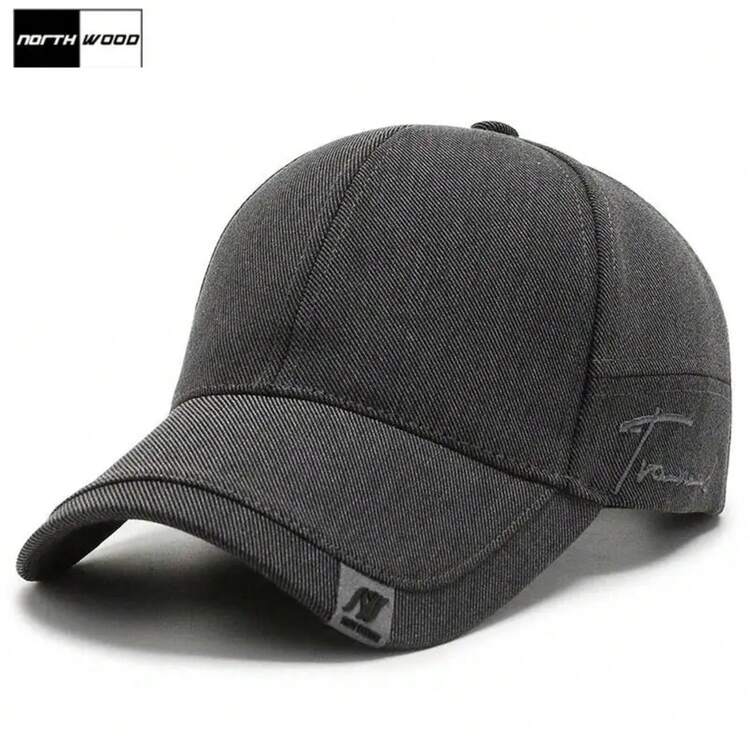 Gorras de béisbol sólidas para hombres Gorra de algodón al aire libre Gorras de hueso CasquetteHomme Trucker Hats AJLG - Gris Claro - Añade 12