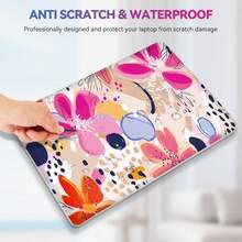 Laptop Skin Sticker Decal, 17 17.3inch Laptop Netbook PC Notebook Universal Vinyl Reusable Skin Sticker Cover Personalized Art Case Protector, Flower Abstract,7367847 - 墨綠色 - 查看 5