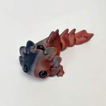 1 peça Axolotl Arco-Íris de 5,51 polegadas Impresso em 3D, Adequado para Decoração de Mesa, Decorações Domésticas, Presentes de Férias