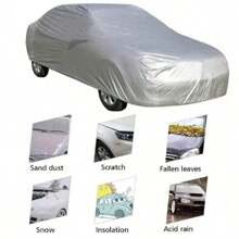 Car Clothing, Car Sunshade, Rain Proof, Dust Proof, Sun Protection, All Season Universal PEVA Single-Layer Car Clothing, Car Cover