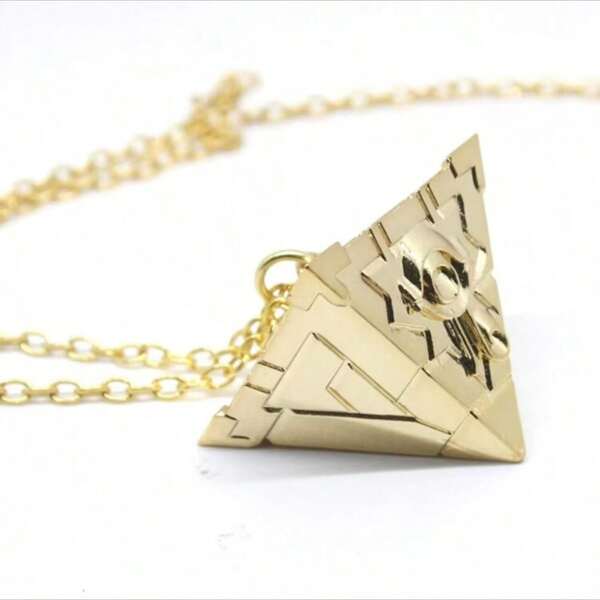 1 pièce Accessoire de jeu pour enfants 2025 transfrontalier - Le pendentif et collier porte-clés du puzzle du millénaire, cadeau parental pour anniversaire, Halloween, fête, meilleur cadeau