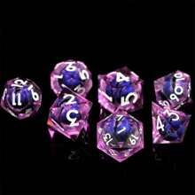 7pcs/Set Eyeball Resin Polyhedral Dice Set, Suitable For Role-Playing Games And Tabletop Games, D&D Dice, Dungeon And Dragons Board Games, Great Gift For Thanksgiving And Christmas