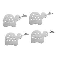 QY PRETYZOOM Stainless Steel Tablecloth Clips Taoge Table Cloth Holders Easy Install Fixator For Indoor Outdoor Use 2216 - as pic - View 1