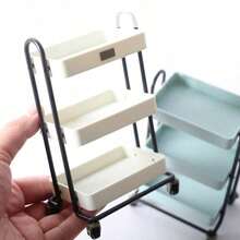 Xe đẩy thức ăn mô hình mini cho cảnh chơi đồ ăn thu nhỏ BJD, Phụ kiện trang trí nhà búp bê tỷ lệ 1:12, Đạo cụ chụp ảnh cảnh thu nhỏ, Cảnh chơi đồ ăn cửa hàng tiện lợi mini - Nhiều màu - Xem 6