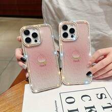 Funda para teléfono 1PC Teléfono Bling de Doble Cara, Parte Trasera Dura Suave a Prueba de Golpes, Multicapa, TPU + PC, Compatible con 16/15/14/13/12/11 Pro/Plus - transparente - Ver 6