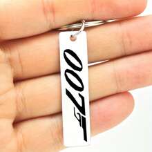 1 pieza Llavero de acero inoxidable con cita inspiradora, texto grabado clásico, forma redonda con clip de anillo, regalo ideal para novio/esposo en Navidad