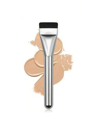 1 Pc Brush Flat Thin Makeup Brush Soft Facial Brushes Tools Facial Applicator Brush Face Brushes Makeup Brushes For Peel, Makeup - Soft Foundation Brush BB Cream Brush Concealer Brush