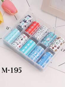 10 Peças Adesivos de Água de Padrão Floral Estilo INS para Arte de Unhas, Folhas de Transferência de Unhas Pintadas à Mão de Alta Qualidade, Adequado para Livros, Papelaria, Mesas, Tablets, Vidro, Paredes, Decorações DIY, Ótimo Presente para Familiares e Amigos