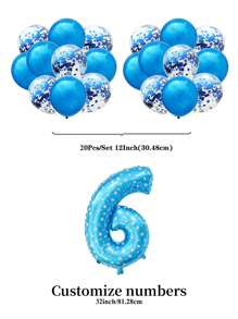 بالونات لاتكس مخصصة باللونين الأسود والأزرق 32 بوصة مع بريق، مناسبة لعيد الميلاد، الزفاف، عرض الأطفال، عيد الحب، حفلة العزوبية، موضوع الطيران، حفل عيد الميلاد ، خطوبة العروس، ديكور عيد ميلاد، ذكرى سنوية، رأس السنة الجديدة، عارض الأطفال ، التخرج، الخطوبة، تزيين حفلات الزفاف