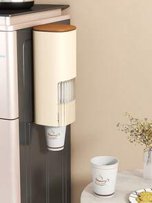 1/2 chiếc cốc dùng một lần, giá để cốc sang trọng nhẹ, máy rót cốc giấy, máy rót nước, giá để cốc, giá để đồ treo tường không đục lỗ - Nhiều màu - Xem 2