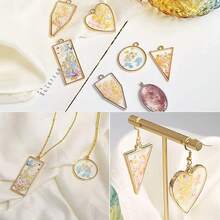 321/361/381Pcs Hollow Frame Resin Craft Bezels, Resin Open Frame, Resin Pendant Casting Mold, Geometric Hollow Molds For Pendants, Earring And Necklace Making Supplies, DIY Crafts - Hollow Frame - View 8