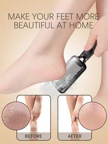 ANDVICTORY 1/3/5 件足部锉刀去茧器不锈钢足部锉刀修脚工具去除脚跟硬死皮旅行适用 - 彩色 - 查看 2