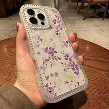 Funda para teléfono 1PC Teléfono Bling de doble cara, parte trasera dura suave a prueba de golpes, multicapa, TPU+PC, compatible 16/15/14/13/12/11 Pro/Plus - Negro - Ver 5