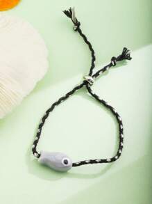 1pc Adorable Ceramic Fish Bracelet, Suitable For Everyday Wearing