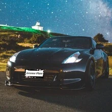 1PC 2-Hole License Plate Frame, Black With Pink Floral Pattern, Aluminum Material, 6x12 Inches, Includes Screws, Fits American Canadian And Mexican Standard Sizes, Vintage Novelty Car Decoration, Friends And Family - 12x6英寸 - 查看 5