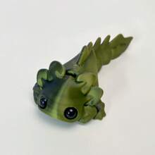 1 peça Axolotl Arco-Íris de 5,51 polegadas Impresso em 3D, Adequado para Decoração de Mesa, Decorações Domésticas, Presentes de Férias