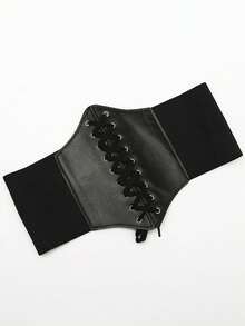 1 件这款宽松宽腰带女式装饰连衣裙简洁百搭，可与衬衫和松紧腰带完美搭配