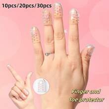 100 件硅胶透明脚趾保护套,适合穿高跟鞋的女性和脚部敏感的人。硅胶脚趾套保护脚趾、手指,乳胶橡胶手指保护套,耐磨透气防滑脚趾保护套,无痛单指保护套,透气弹性指套,防刮防咬手指保护套,男女通用,适用于嵌甲、水泡和缓解疼痛。 - 無色 - 查看 3