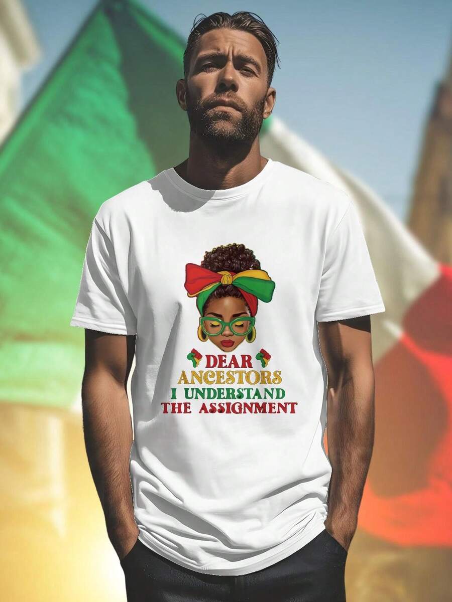 Dear Ancestors Gloria T Shirt Uomo Moda Estiva Maglietta Casual Comoda Traspirante Regalo Creativo Offerta Limitata Acquista Subito